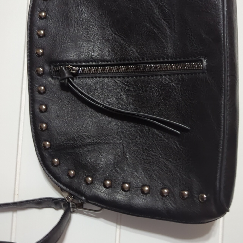 Like New Black Studded Purse Crossbody - Picture 3 of 8